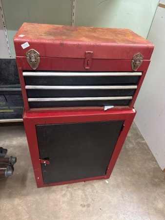 2 Metal Tool Boxes with Misc. Tools