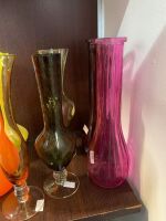 Box lot of coloured glass - 3