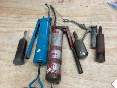 Assorted Grease Guns