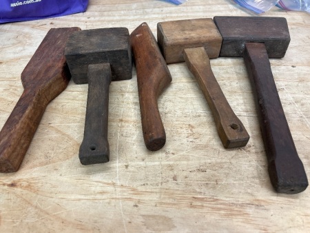 Assorted Wood Mallets