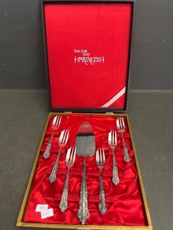 Princess Silver Plate High Tea Serving Set