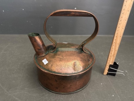 Vintage Hand Made Copper Kettle - Marked Elliot Donaldson and Douglas Limited Brisbane