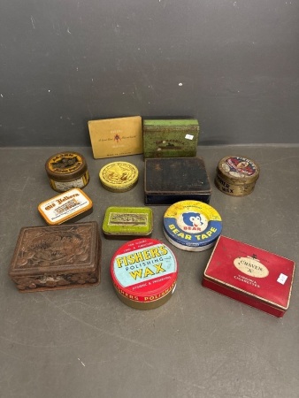 Large Selection of Collectable Tins