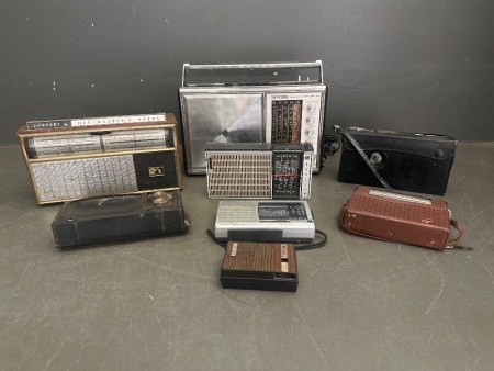 Various AM/FM Transistor Radios