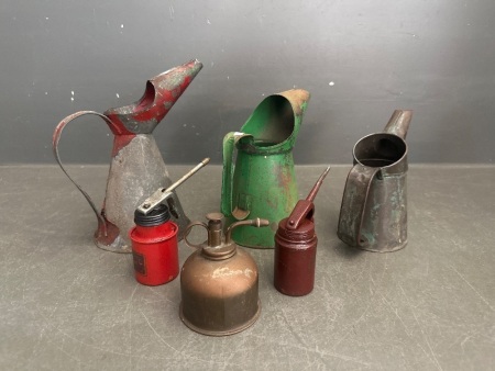 Selection of Oil Cans & Pourers