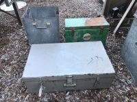 Job Lot of 3 Asstd Metal Boxes/Trunks