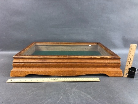 Vintage Desktop Glazed Display Case