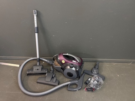 LG Barrel Vacuum Cleaner + Attachments