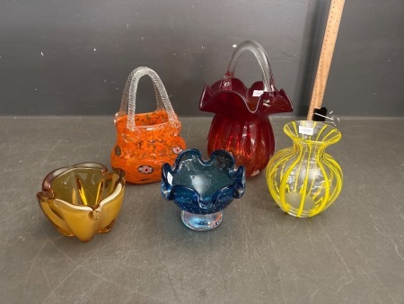 Assorted Art Glass