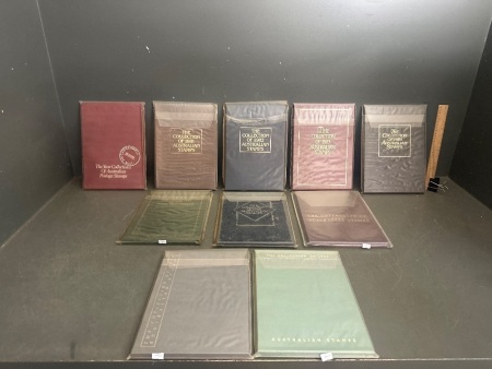 Large Australian Stamp Collection - Albums from 1980 to 1989