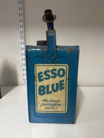 Unique Valor Esso Blue De-Bossed Can