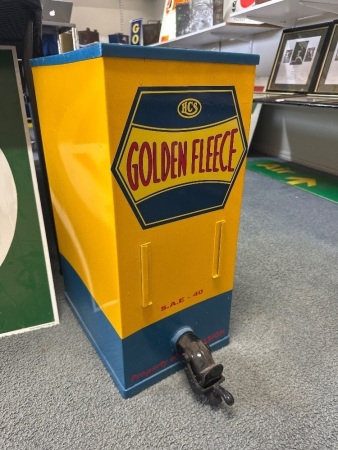Golden Fleece Motor Oil Dispenser