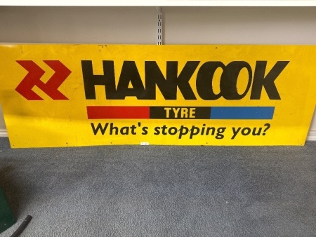 Large Hancock Metal Sign 1800 x 600
