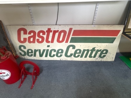 Castrol Service Centre Metal Sign - app 1600 x 600