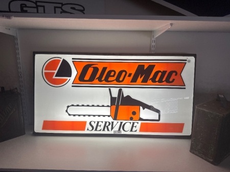 Oleo Mac Service Neon Sign - app 100 x 560