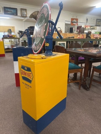 Golden Fleece Hi-Boy Oil Dispenser