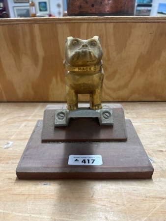 MACK Bull Dog Truck Bonnet Emblem