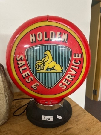 Holden Sales & Service Bowser Globe