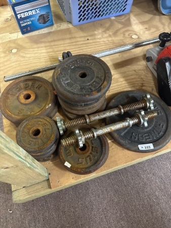 Weights with Dumbbells and Bar