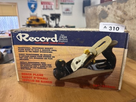 Record Bench Plane No4 - 10 inch