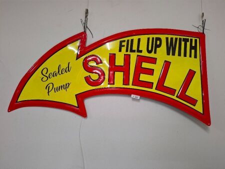 Embossed Shell Shaped Sign