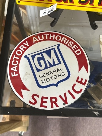 GM Service Plaque