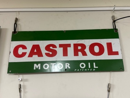 Castrol Motor Oil Enamel Sign