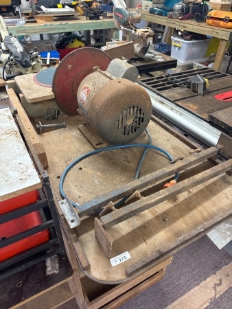 GMC Heavy Duty Vertical Sander - Converted to Single Phase