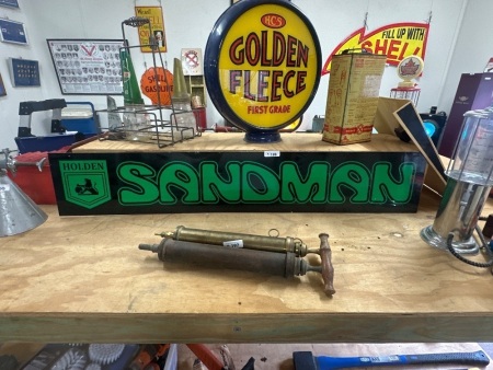 Perspex Holden Sandman Sign