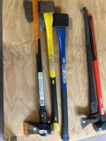 2 x Axes and 1 x Log Spiller