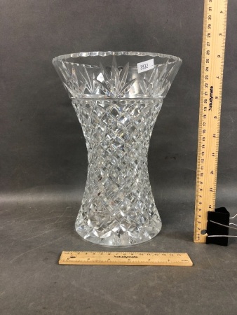 Large Lead Crystal Vase