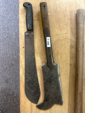 Skinner and Johnson No2 Brush Axe with Machete