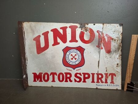 Union Motor Sports Double Sided Enamel Side
