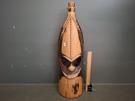 &nbsp;Hand Carved Wooden Mask from Vanuatu- App 620H x 220W