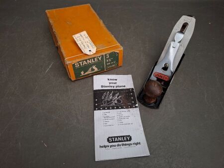Excellent Stanley No 3 - In Original Box