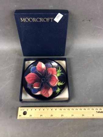 Moorcroft Anemone Pin Dish c1994 in Box