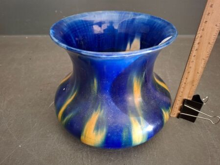Hugh Tasmanian Pottery Blue Glazed Vase