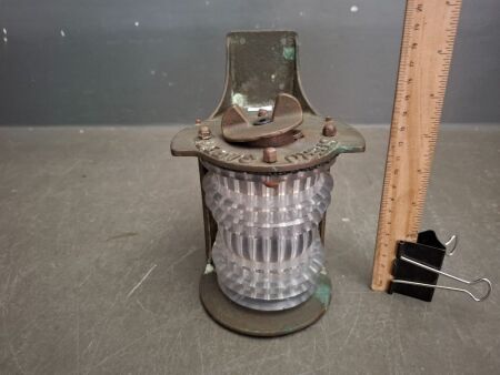 Vintage JJ Hoelle & Co Sydney Brass Boat Lantern&nbsp;