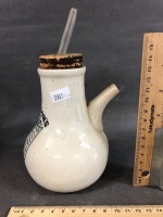 Vintage Dr. Nelson's Inhaler, Salt Glazed French Rum Flagon, Vintage English Tea Pot - 5