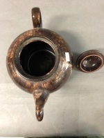 Vintage Dr. Nelson's Inhaler, Salt Glazed French Rum Flagon, Vintage English Tea Pot - 8