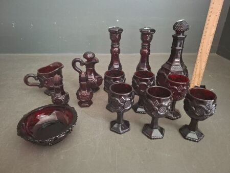 Large Collection of Vintage Avon Cape Cod Decor&nbsp;