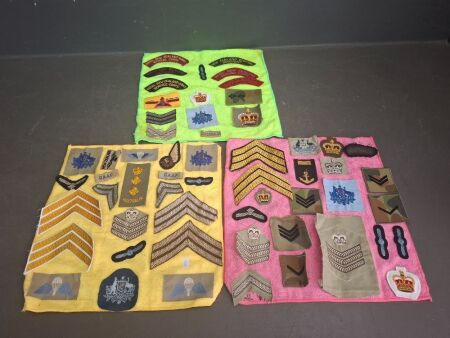 Large Lot of Military Patches