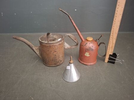 REGA Oil Pourer & 2 Oil Dispensers