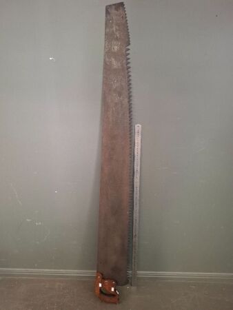 Large Vintage H Disston & Sons Philada Hand Saw