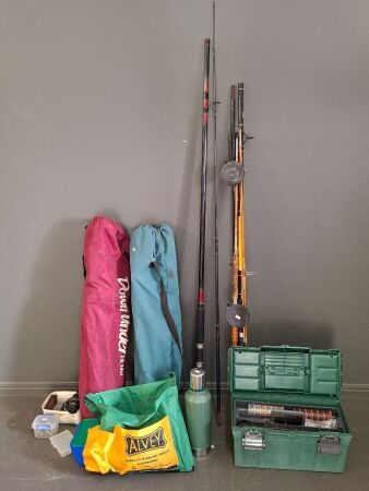 Large Lot of Camping and Fishing Equipment&nbsp;