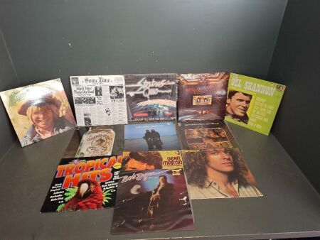 12x Mixed Genre Vinyl Records