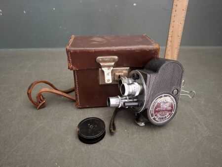 Filmo Turret Double Run Eight Bell and Howell Company Film & Movie Camera with Case