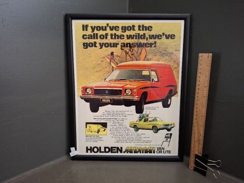 Holden Sandman Advertising Poster