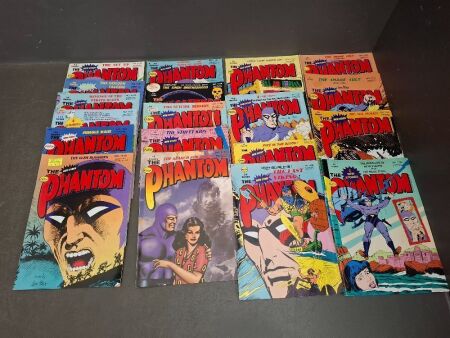 Large Collection of The Phantom Comic Books - Incs No 1120 - 1139 - No 1125 Missing