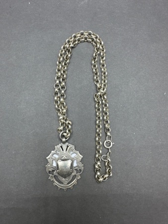 Antique Hallmarked Victorian Fob Necklace
